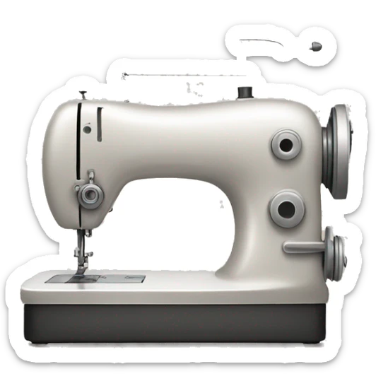 sewing machine sticker