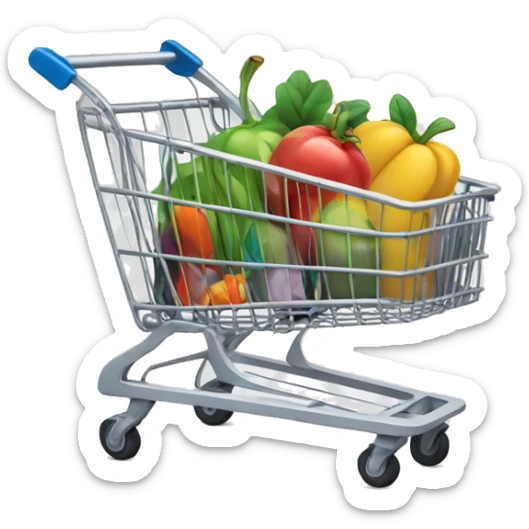 shopping cart sticker