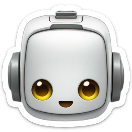 cute robot sticker