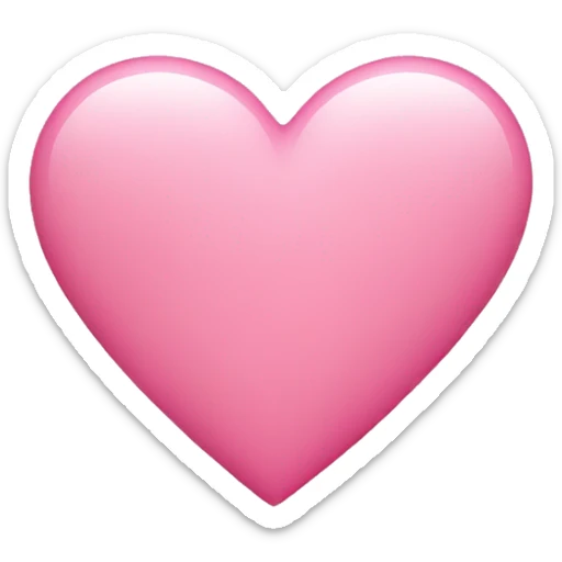 Pink heart sticker