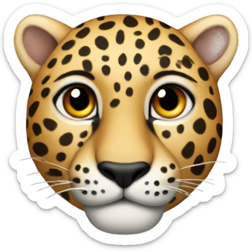leopard  sticker