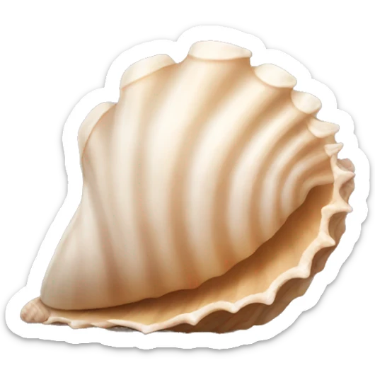 Seashell sticker