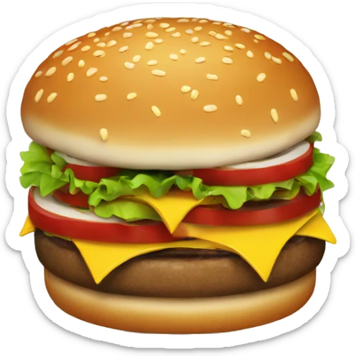 Hamburger  sticker