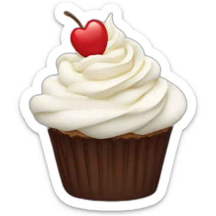 Cupcake sticker