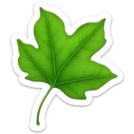 leaf sticker