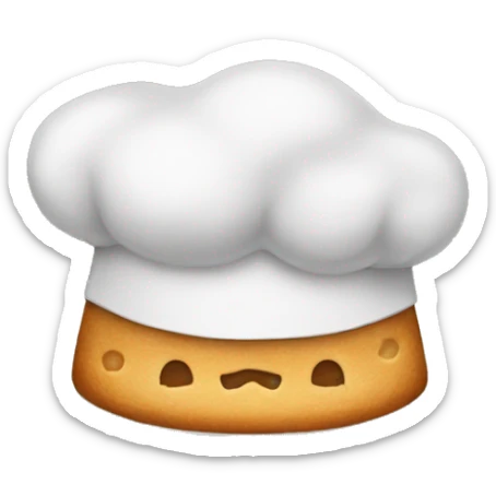 baking hat sticker