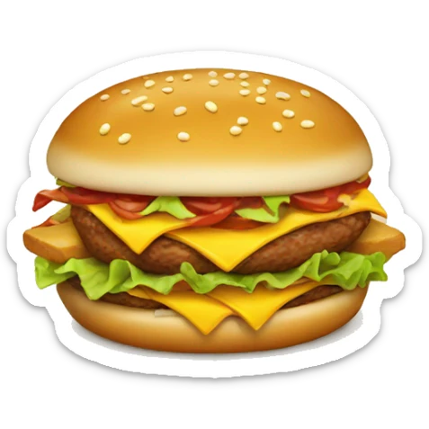 fast food  sticker