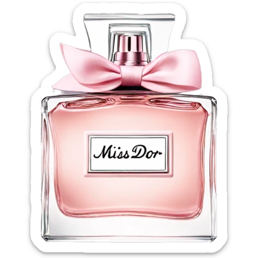 Miss dior perfume sticker