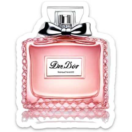 Miss dior perfume sticker