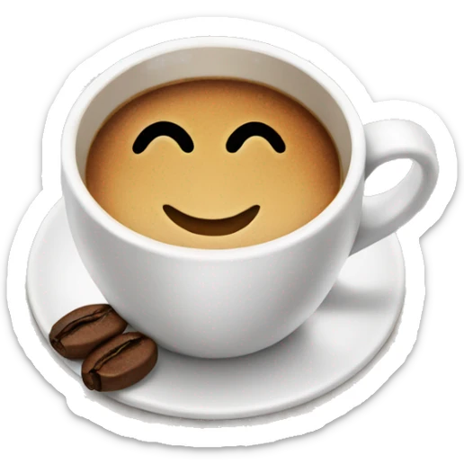 Coffee sticker