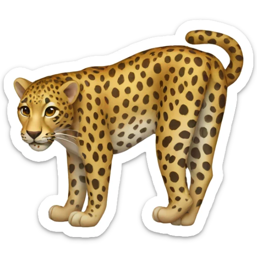 leopard sticker