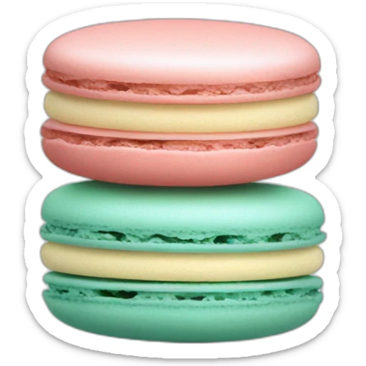 Macaron sticker