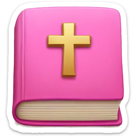 Pink bible sticker