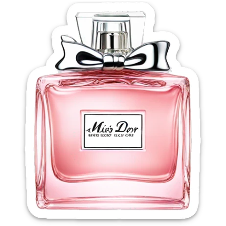Miss dior perfume sticker