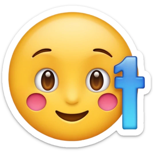 the fraction 1/10000 in the style of the 100 emoji sticker