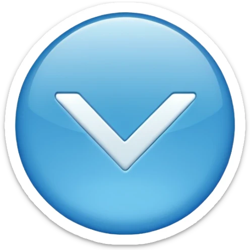 Make me an emoji thats look exactly like the TikTok verified emoji a blue tick sticker