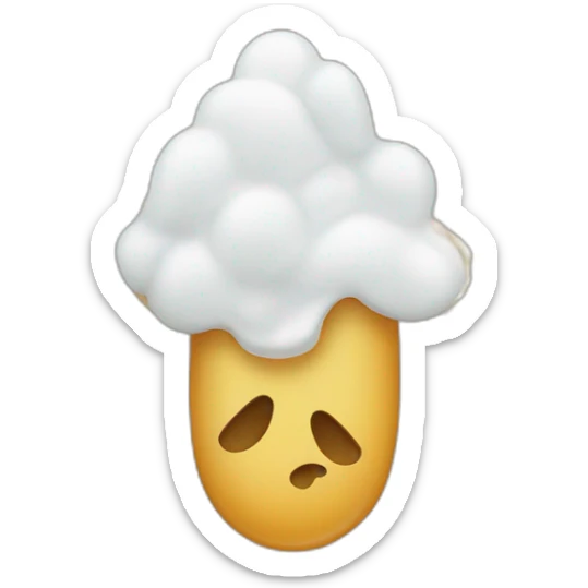 Two pinching fingers coming from the top drizzling a few grains of salt  sticker