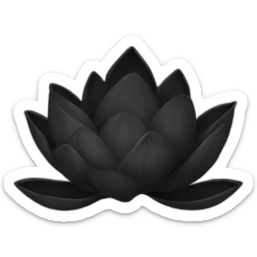 Black lotus sticker