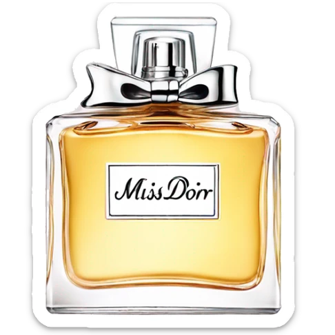 Miss dior perfume sticker