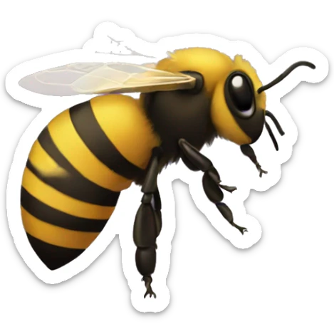 Bee sticker