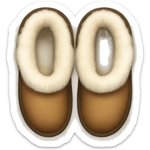 Ugg slippers sticker