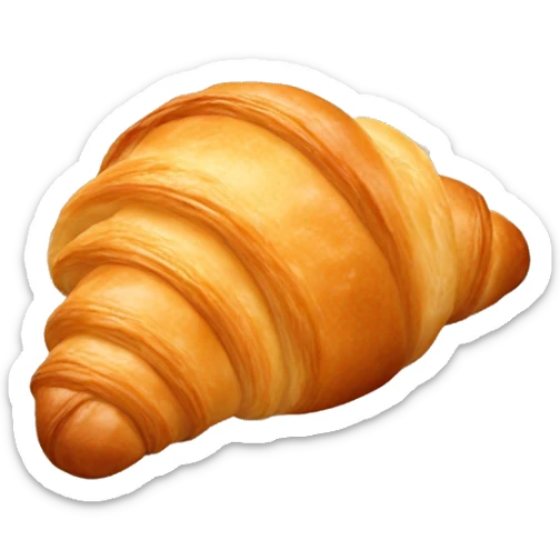 Croissant sticker