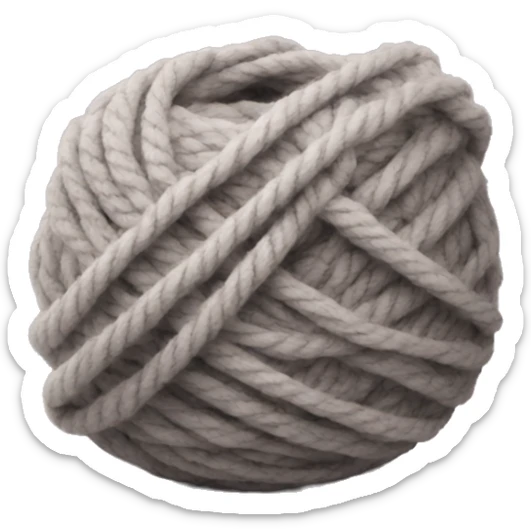 Yarn sticker