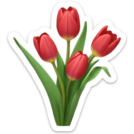 tulips sticker