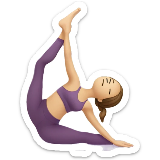 Yoga girl  sticker