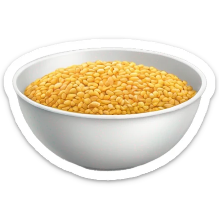 bowl of parboiled groats sticker
