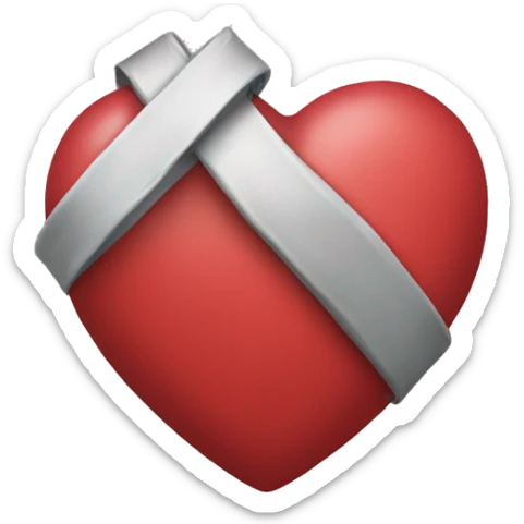 Heart sticker