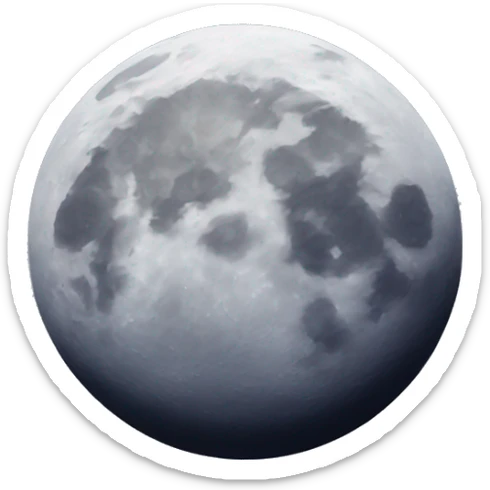 Moon  sticker
