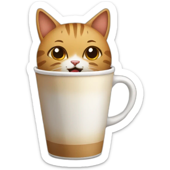 coffee-cat sticker