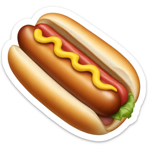 Hot dog  sticker