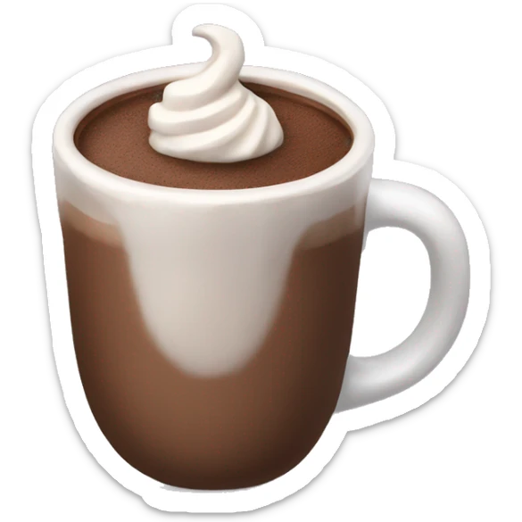 hot chocolate  sticker