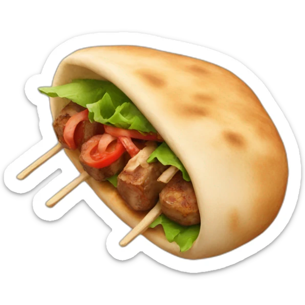 Kebab sticker