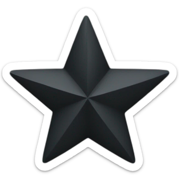 Black Star sticker