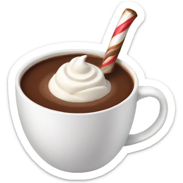 hot chocolate  sticker