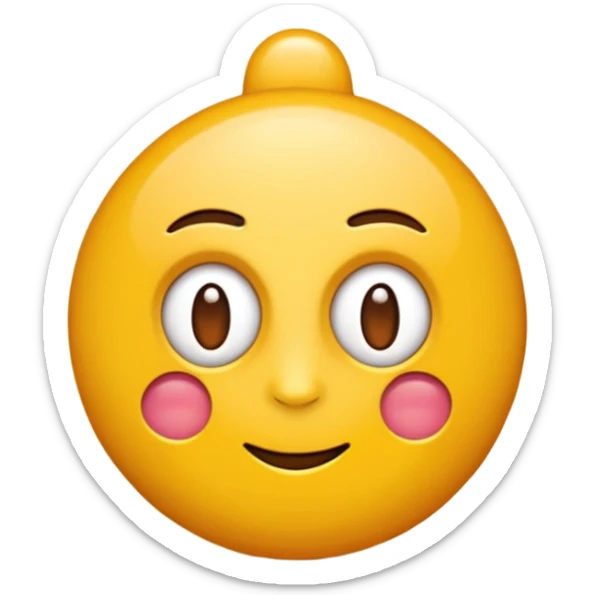 Quiero me crees un emoji de la hormona del cortisol en un nivel saludable sticker
