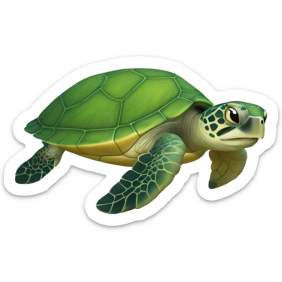 sea turtle sticker