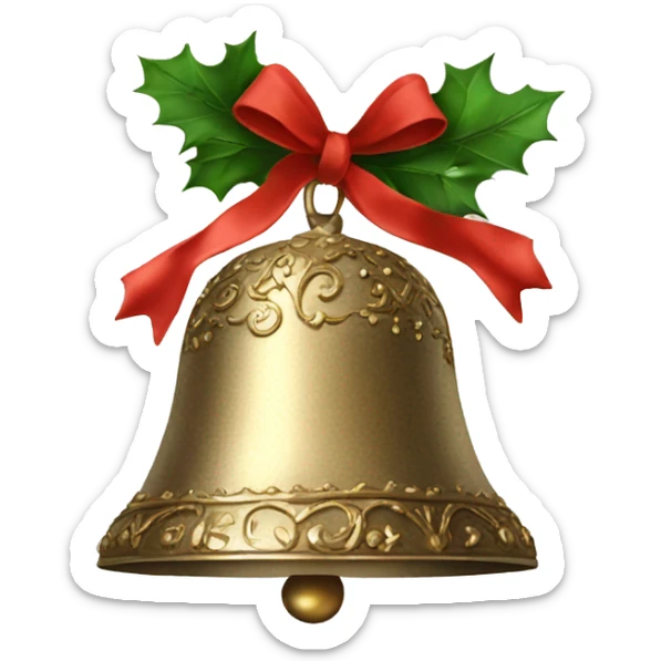 Aesthetic cristmas Bell  sticker