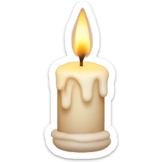 candle  sticker