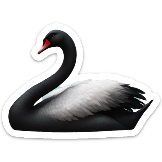 black swan sticker