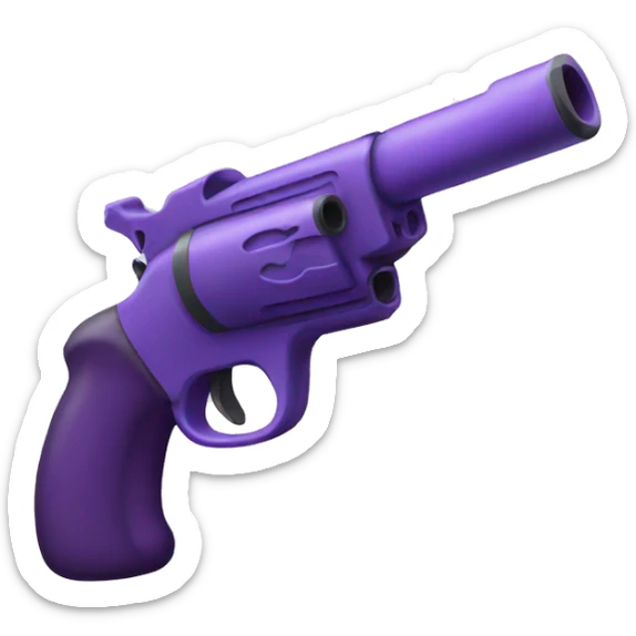 Violet gun  sticker