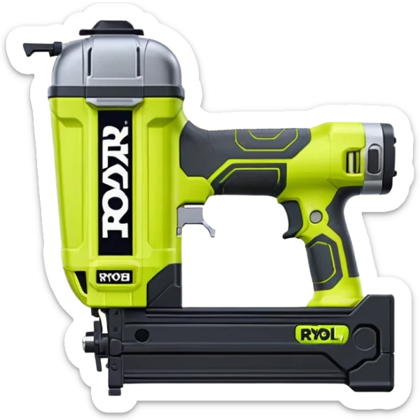 RYOBI 18V ONE+ AirStrike 18-Gauge Cordless Brad Nailer emoji style  sticker