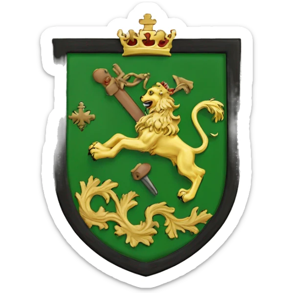 coat of arms of norh rhine westphalia sticker