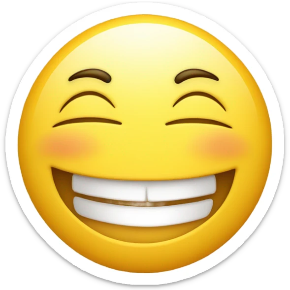 yellow face emoji with stars instead of eyes sticker