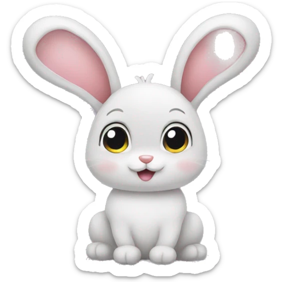 Cute bunny  sticker