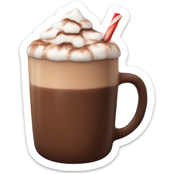 Hot chocolate sticker