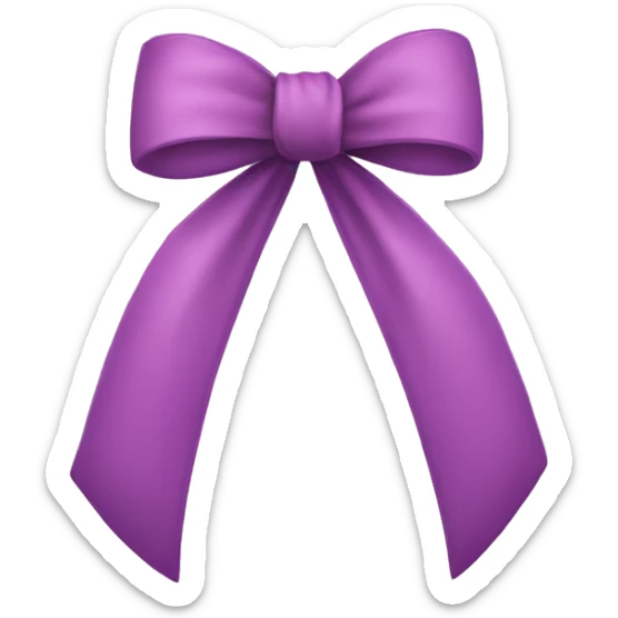 Bow with a bow sticker